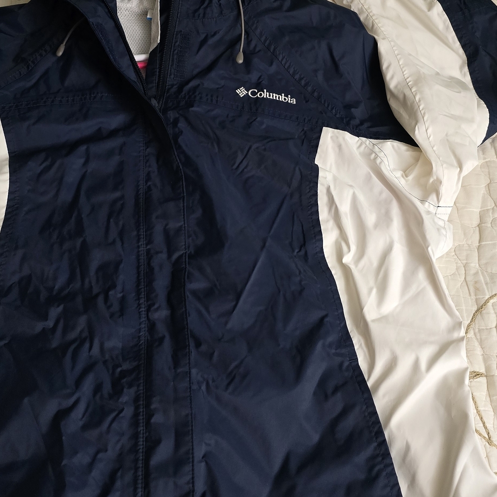 Columbia Navy and White Jacket